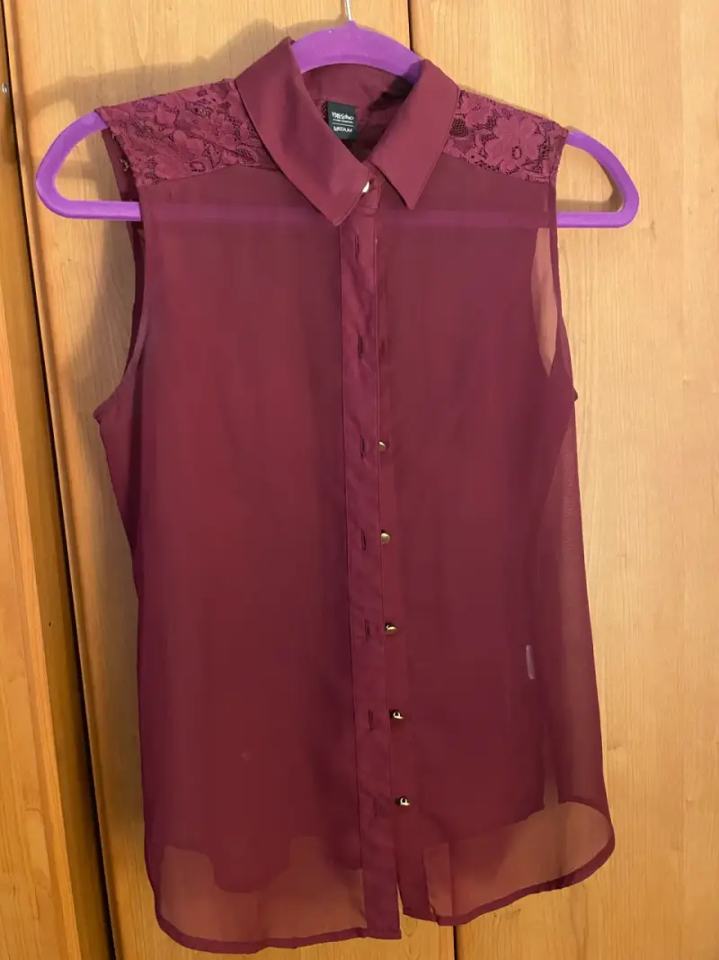 Blazer a cuadros y blusa sin mangas Basement - 3