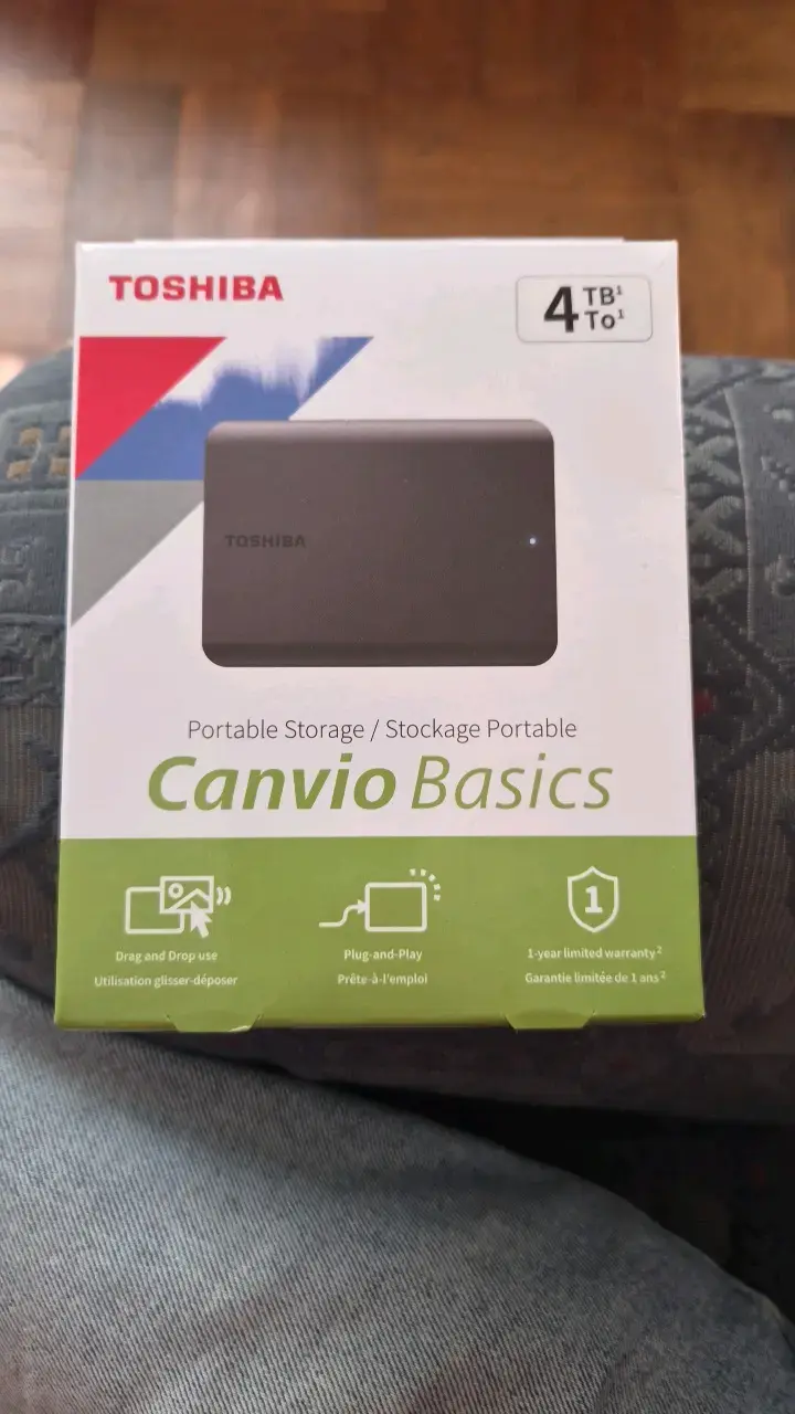 Disco Duro Externo Toshiba Canvio Basics 4TB - 1