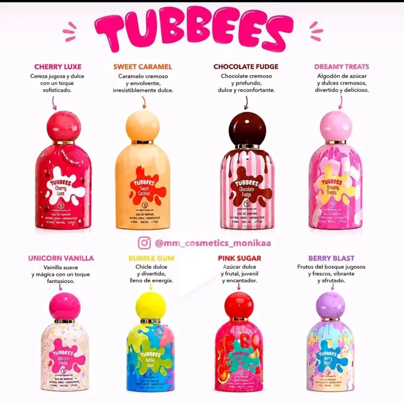 Perfumes Tubbees variados! 50ml - 2