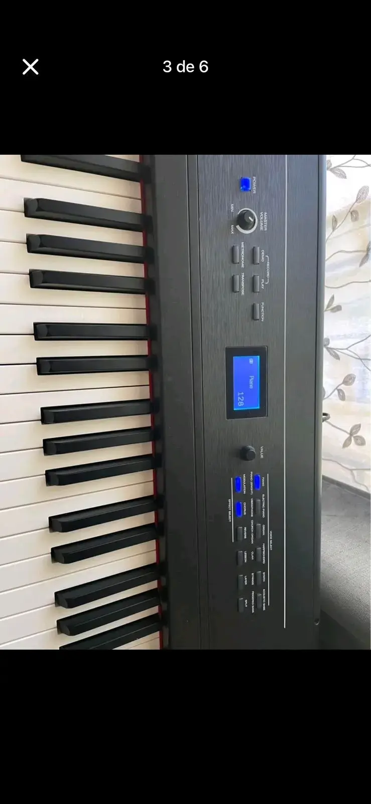 Piano Digital Alesis Recital Pro (88 teclas pesada - 1