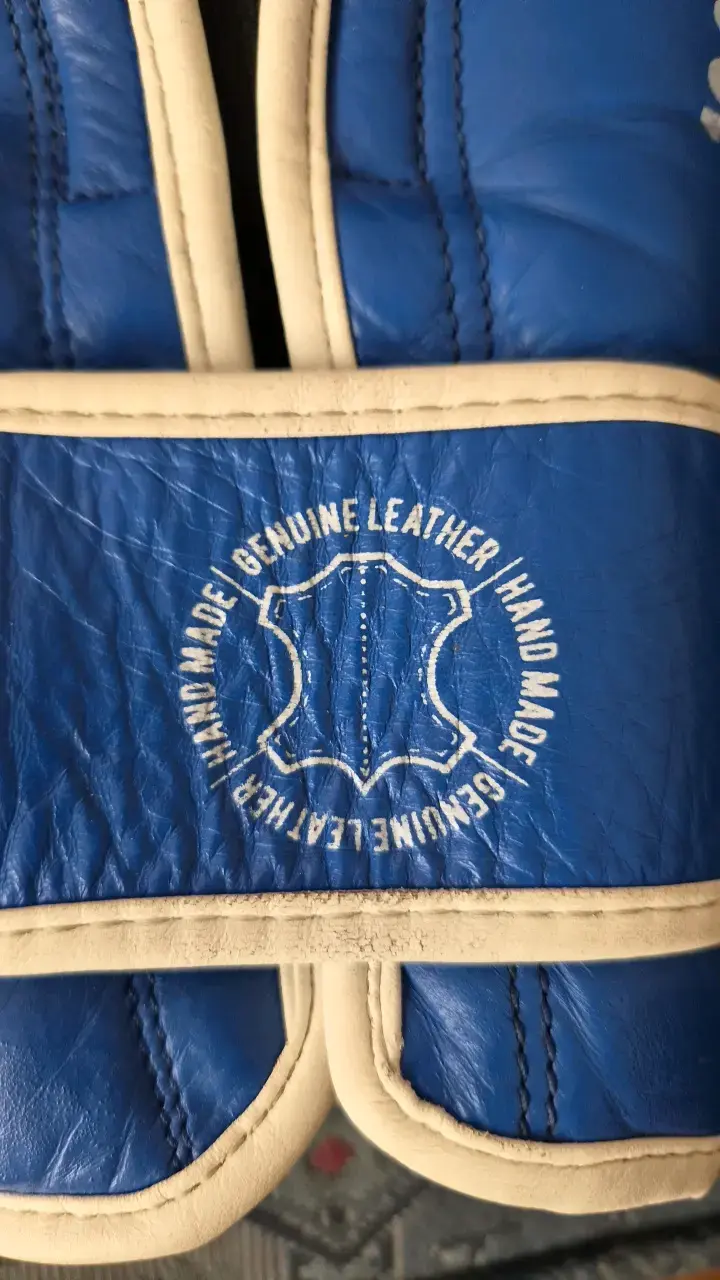 Guantes de Boxeo Gradivus de Cuero Azul 12oz - 3