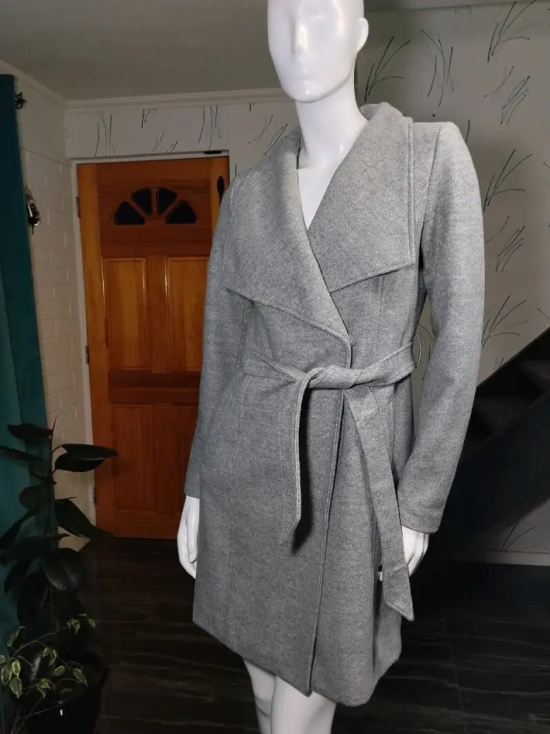 Abrigo Gris Envolvente vila -Talla 36 / S - 1