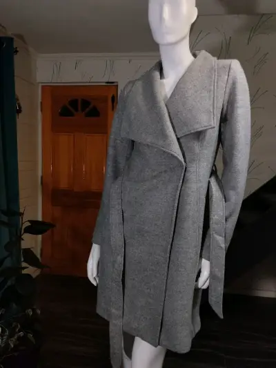 Abrigo Gris Envolvente vila -Talla 36 / S - miniatura 2