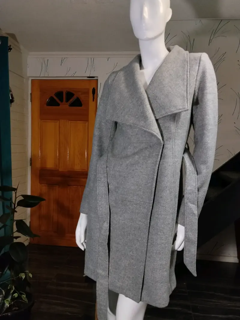 Abrigo Gris Envolvente vila -Talla 36 / S - 3