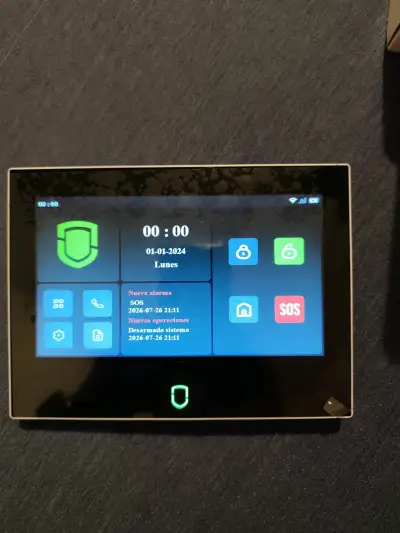 Sistema de Seguridad para Hogar Inteligente con Pantalla LCD - miniatura 2