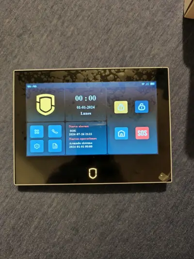 Sistema de Seguridad para Hogar Inteligente con Pantalla LCD - miniatura 3