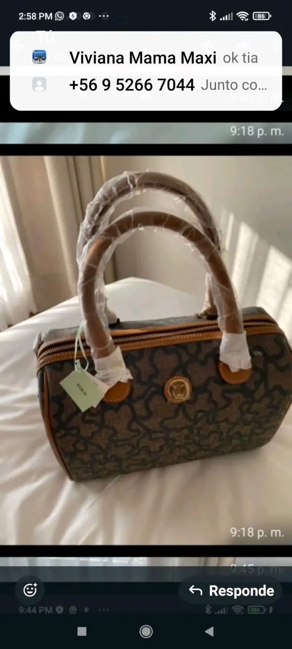 Bolso de mano Tous estampado moderno - 4