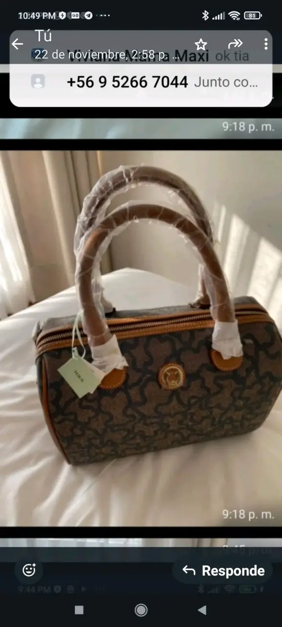 Bolso de mano Tous estampado moderno - 6