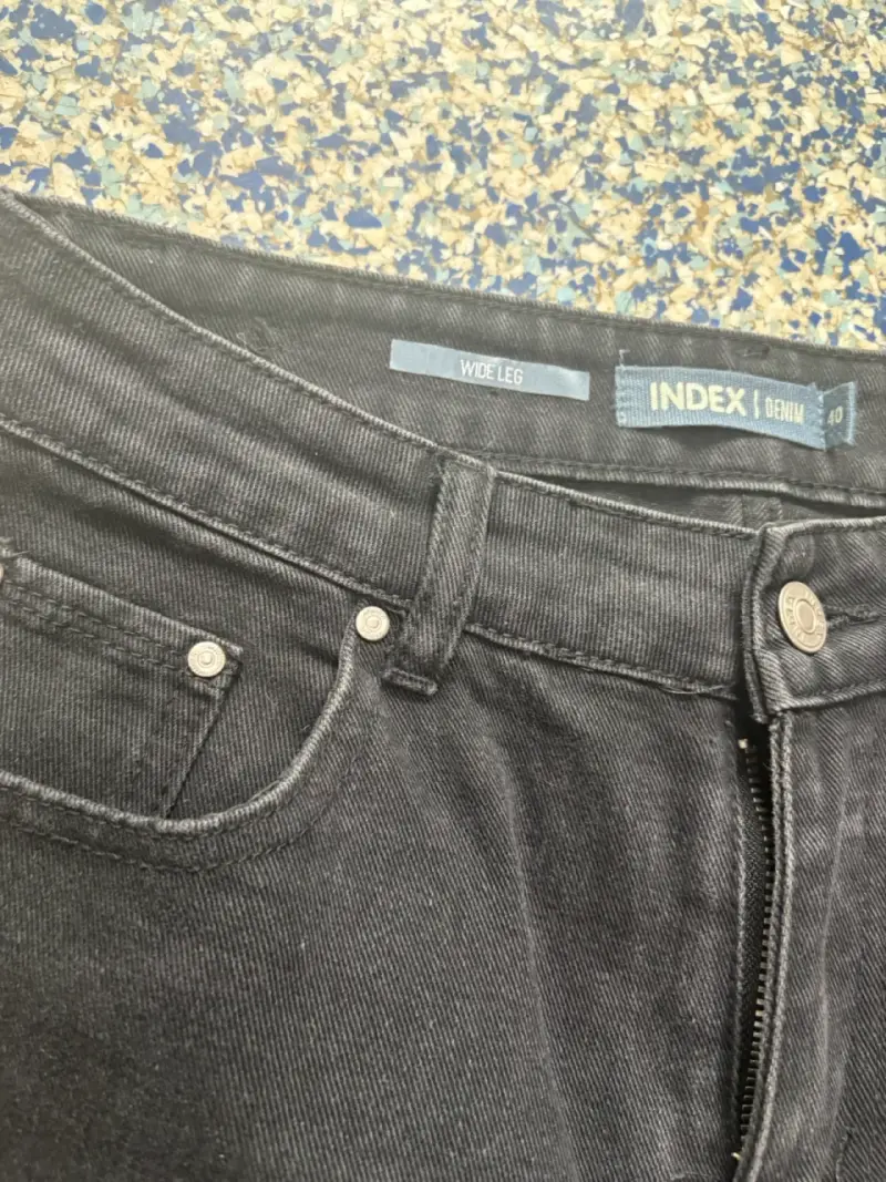 Jeans negros wide leg mujer Index - 2