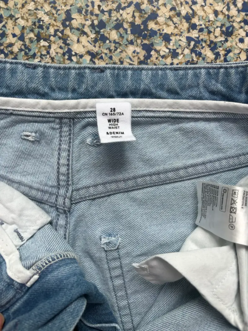 Jeans wide leg talle alto - 1