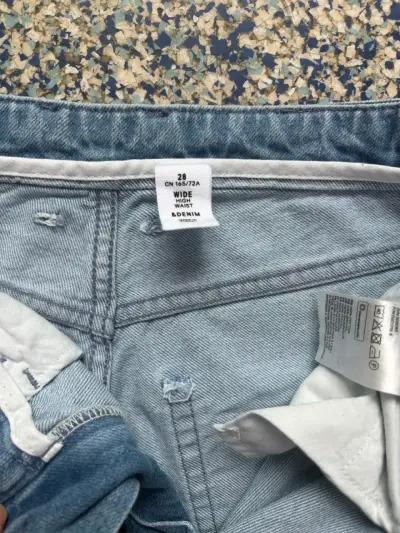 Jeans wide leg talle alto - miniatura 1