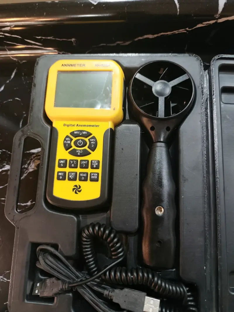Anemómetro Digital AN-816A con Sensor de Viento