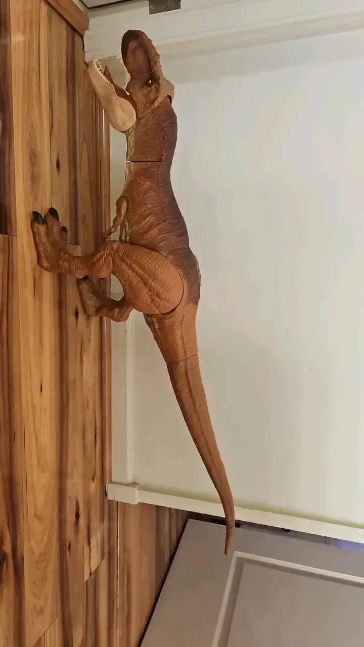 Figura de dinosaurio T-Rex de juguete grande - 1