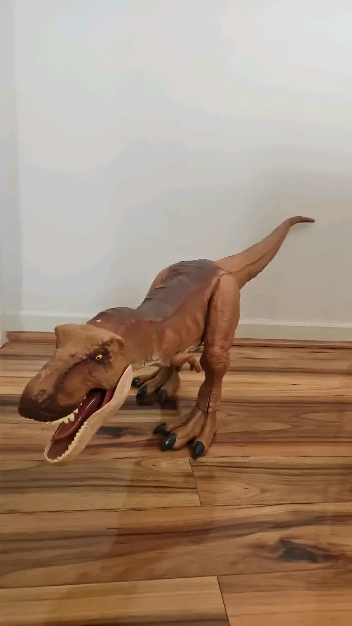 Figura de dinosaurio T-Rex de juguete grande - 2
