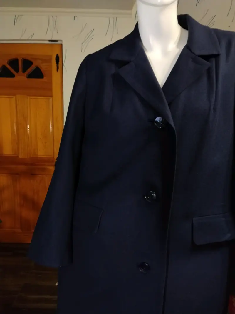 Abrigo Sastrero 3/4 Paño De Lana talla XXL - 6