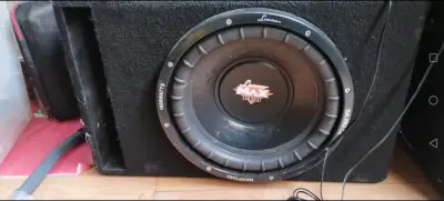Subwoofer Lanzar Max Pro 1600W con Amplificador Genius Audio - miniatura 1