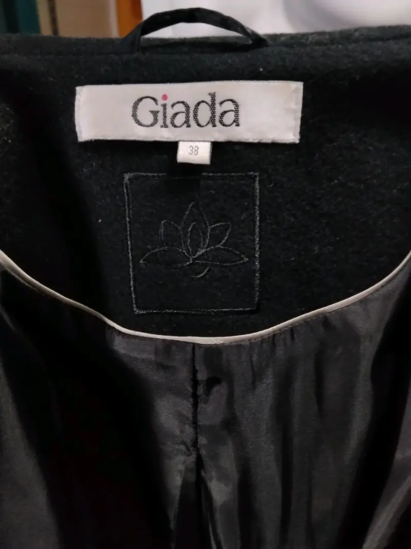 Abrigo 3/4 Negro Giada –talla 38 - 6