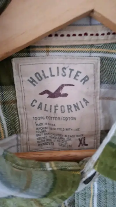 Camisa Hollister Verde - miniatura 3