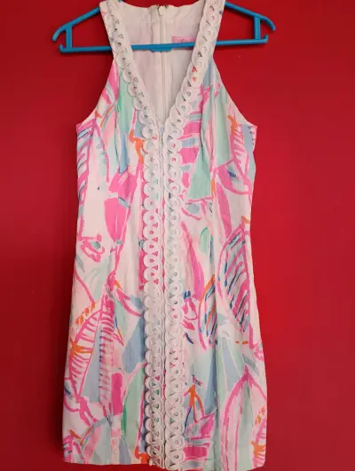 Vestido sin mangas estampado colorido - miniatura 1