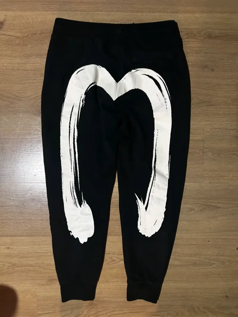 Pantalones deportivos negros Evisu. - 1