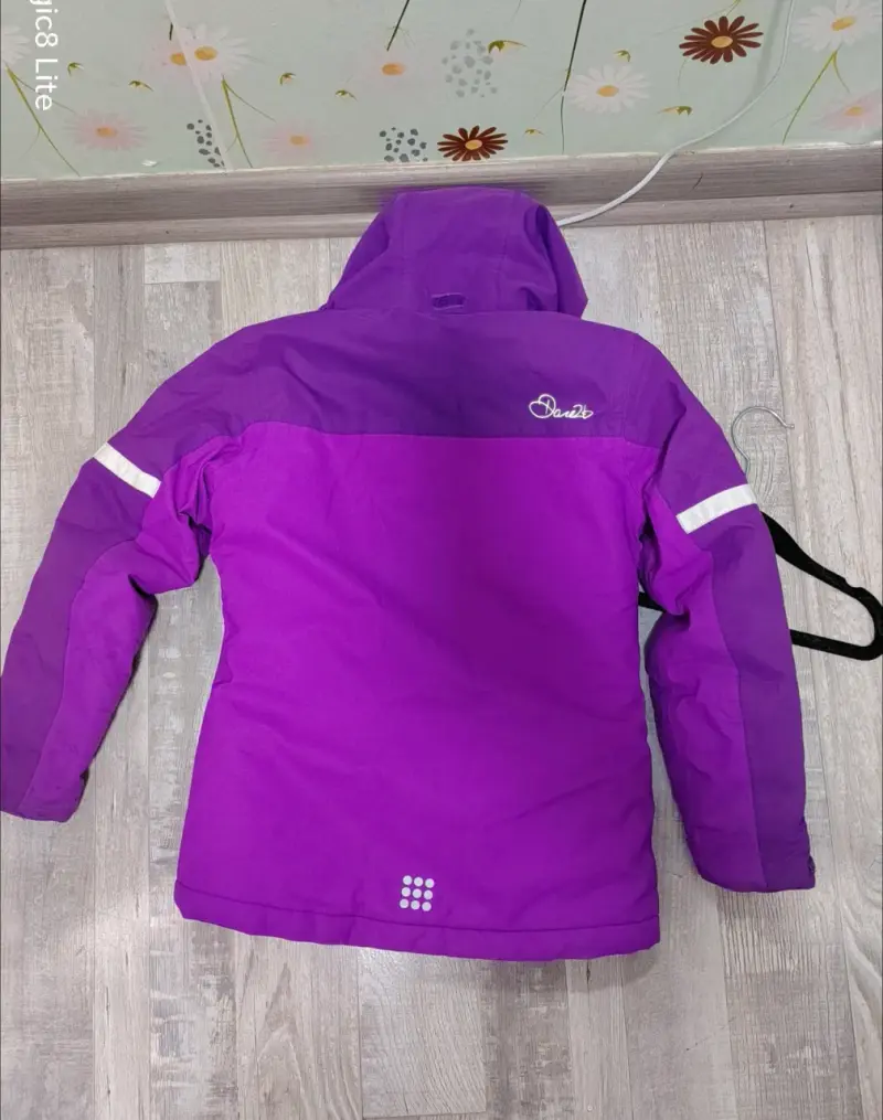 Chaqueta de nieve Morada para niña talla 8 - 2