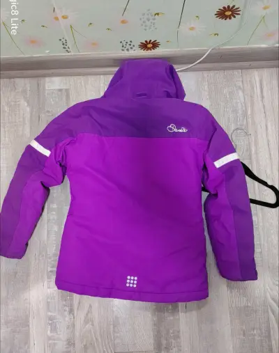 Chaqueta de nieve Morada para niña talla 8 - miniatura 2