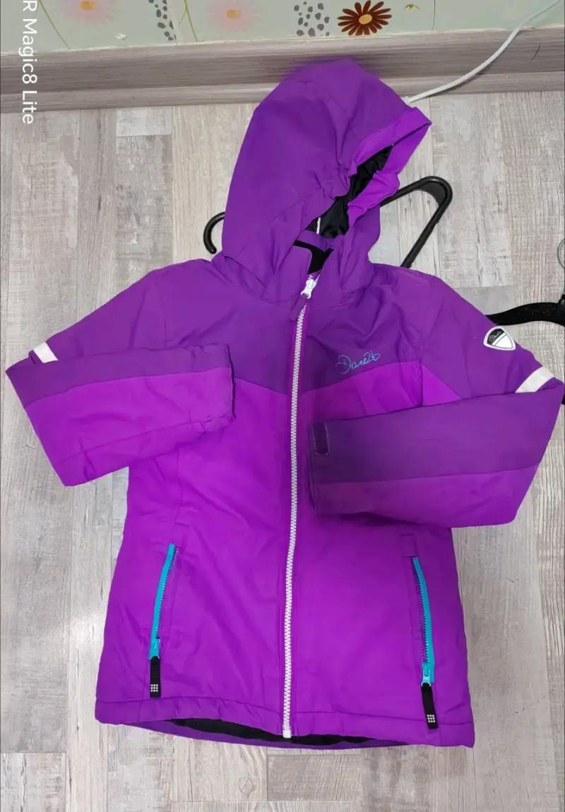 Chaqueta de nieve Morada para niña talla 8 - 3