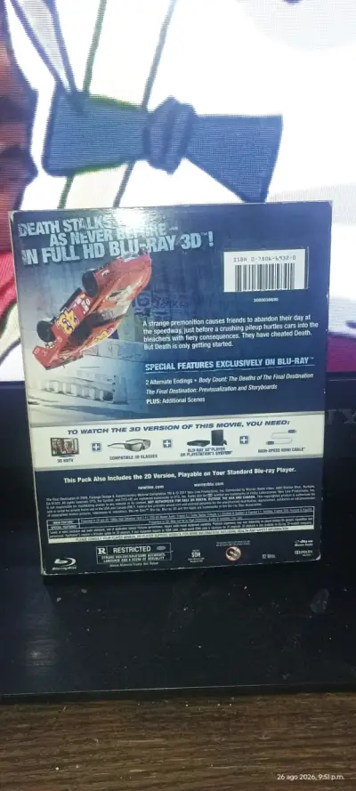 Destino final 4 Blu Ray 3d original - miniatura 3