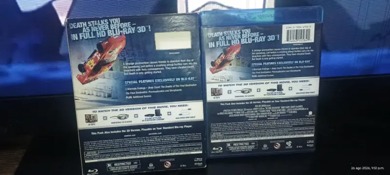 Destino final 4 Blu Ray 3d original - 5