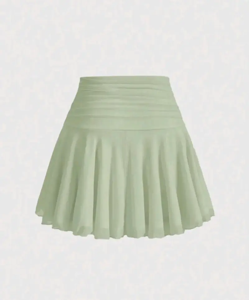 Falda corta verde - 2