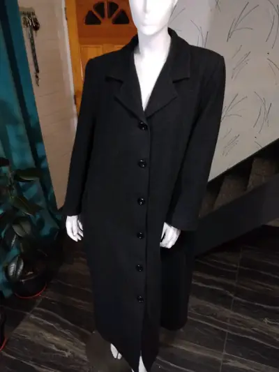 Abrigo de Paño con Lana marca talla L/XL - miniatura 1