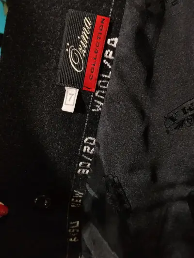 Abrigo de Paño con Lana marca talla L/XL - miniatura 5