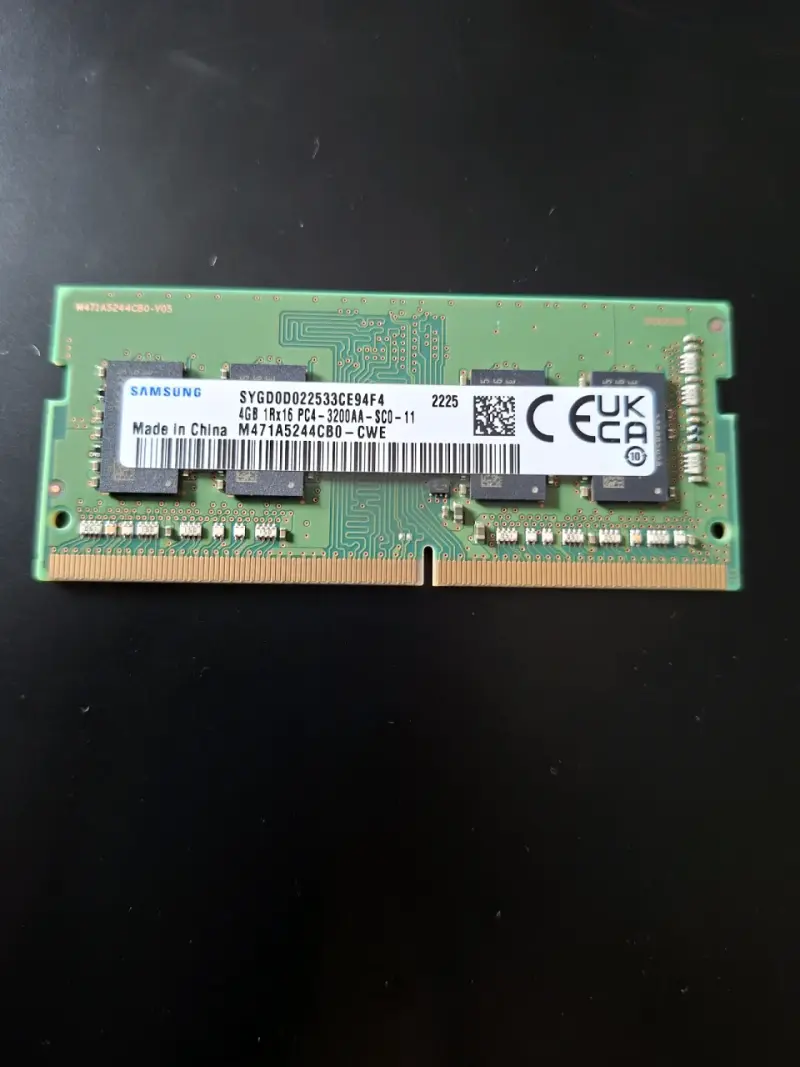 Memoria RAM Samsung 4GB DDR4 3200MHz