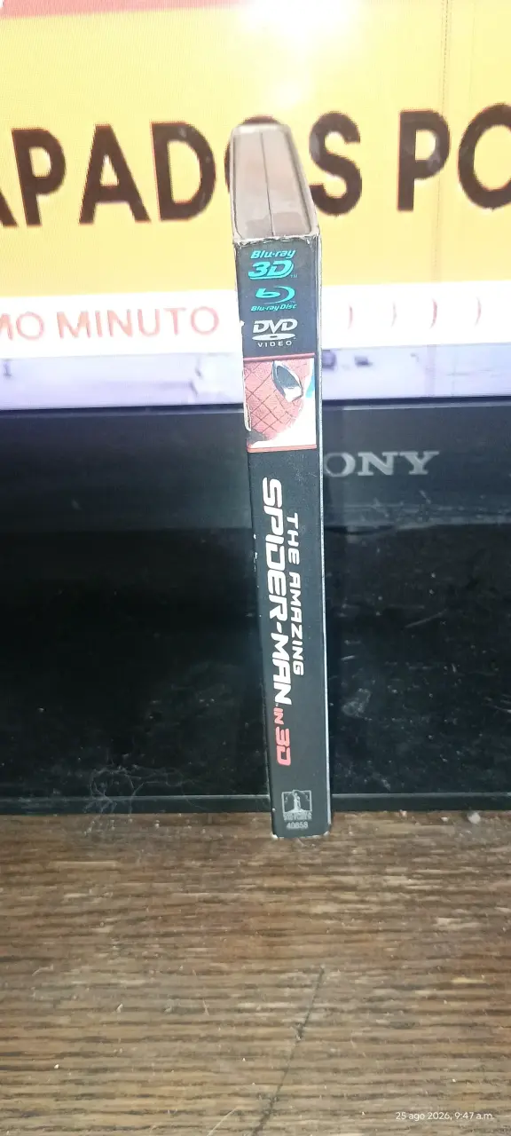 El hombre araña Blu Ray 3d original - 2