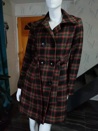 Abrigo Trench Vintage AJC talla 36/38 - miniatura 1