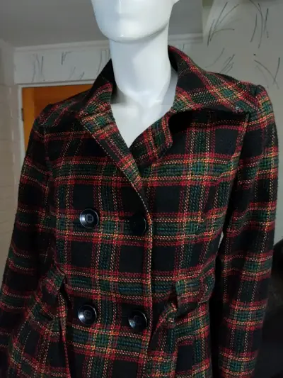 Abrigo Trench Vintage AJC talla 36/38 - miniatura 4