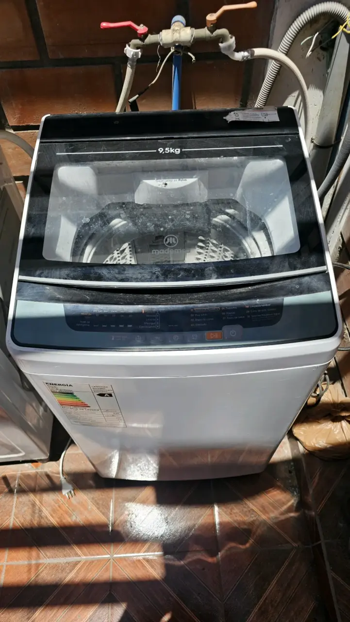 Lavadora automática 9.5kg carga superior