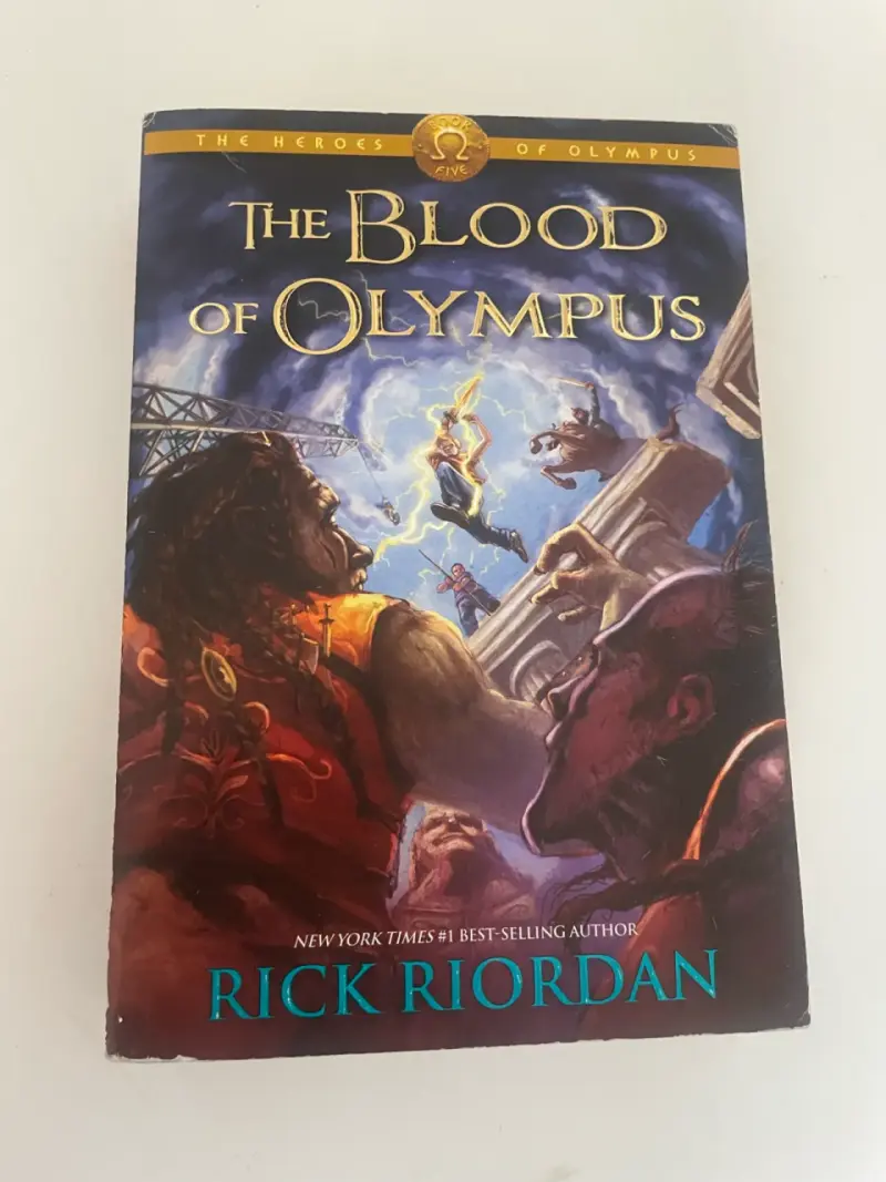 Libro The Blood of Olympus de Rick Riordan