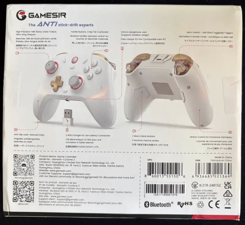 Control inalámbrico GameSir Cyclone 2 para múlt - 2