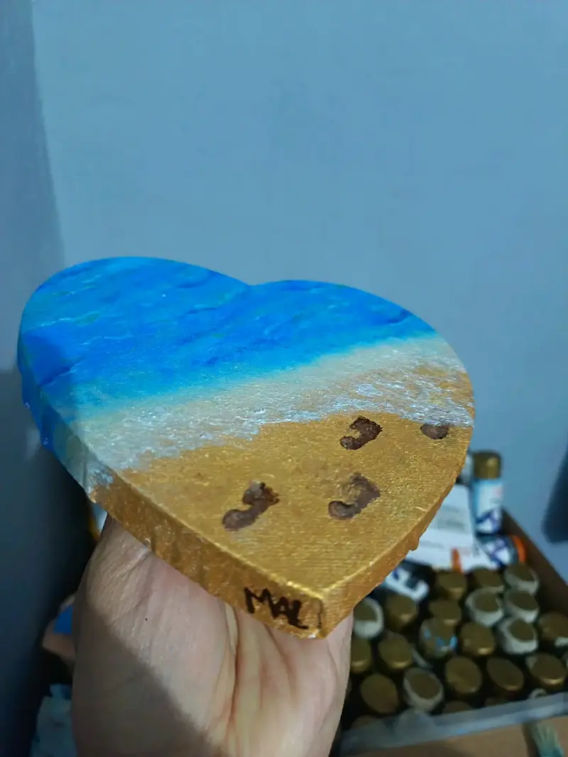 Cuadro con forma de corazón - 1