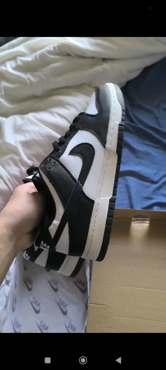 Zapatillas Nike Dunk Low Blanco y Negro - 3