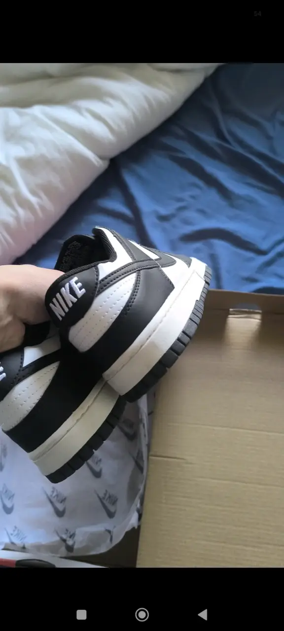 Zapatillas Nike Dunk Low Blanco y Negro - 5