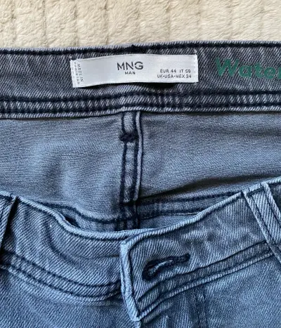 Jeans grises para hombre MANGO talla 44 - miniatura 2