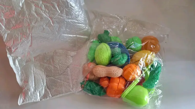 Set de juguetes de comida de plástico para niños - 2