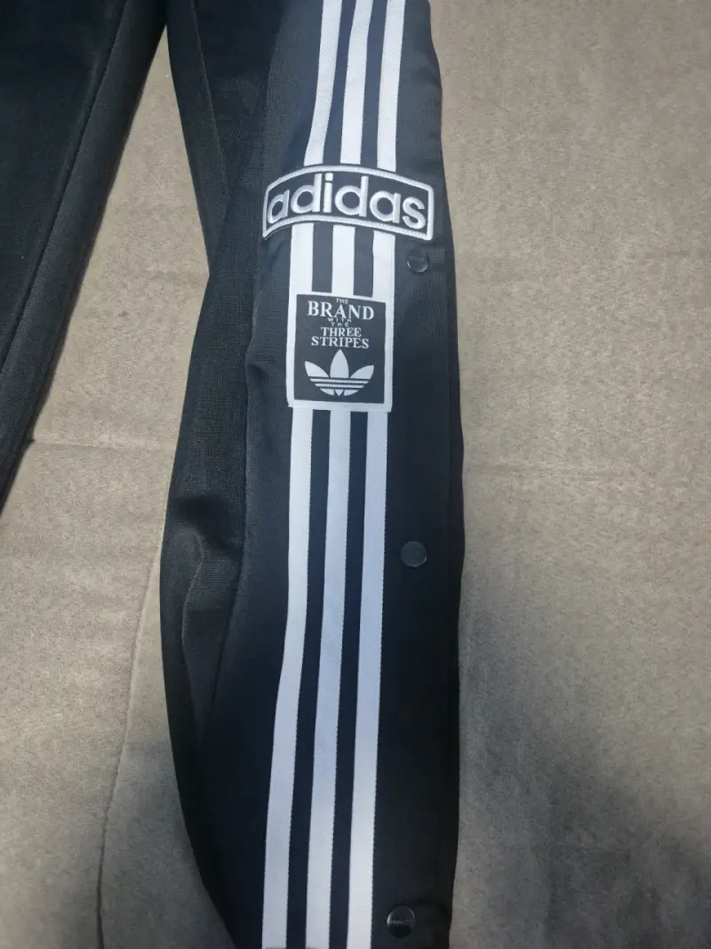 Pantalones Niño Adidas negros con franjas - 2