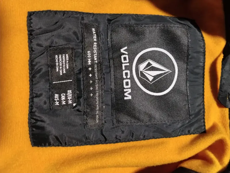 Chaqueta impermeable Volcom negra para hombre - 2