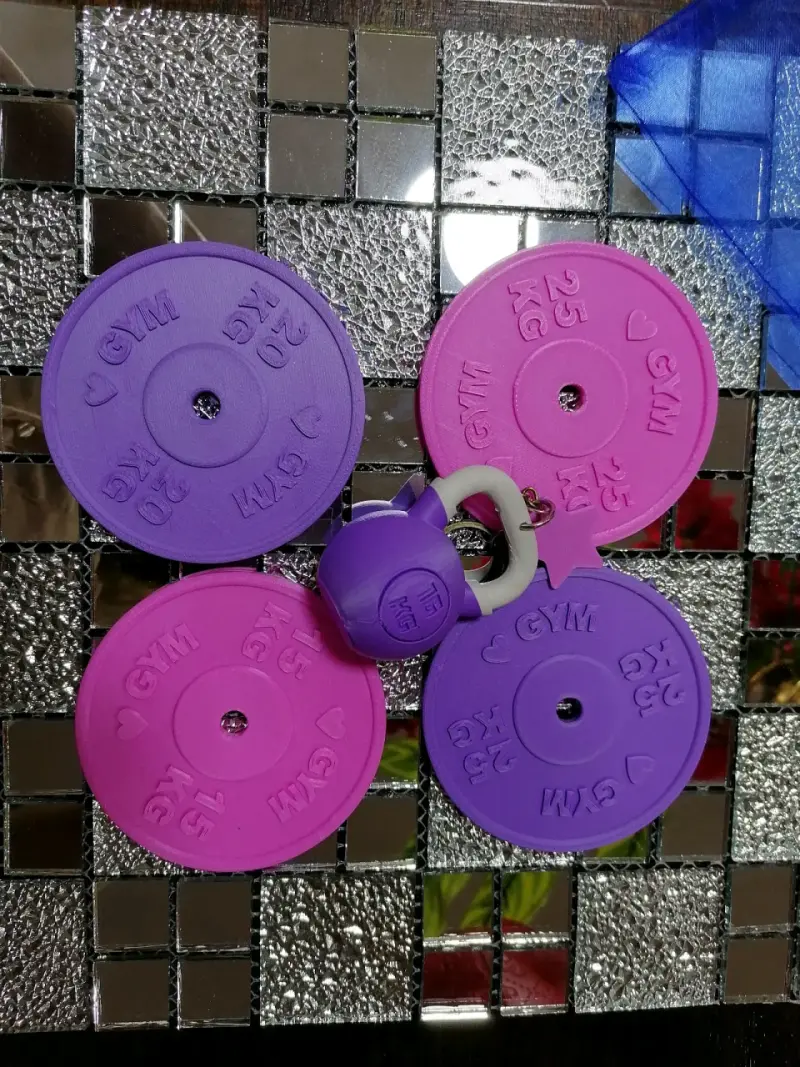 Set de pesas posa vasos gym 3D - 1