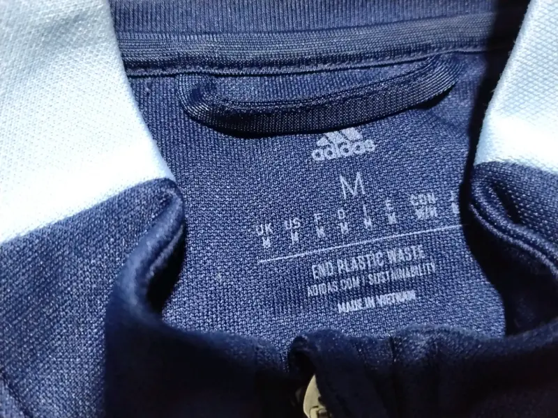 Chaqueta deportiva Adidas azul con número 10 - 2