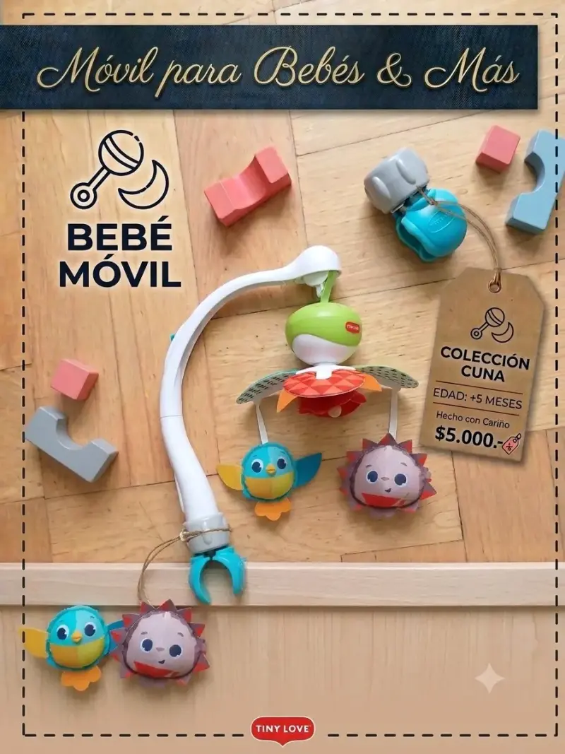 Móvil para cuna de bebé Tiny Love - 1