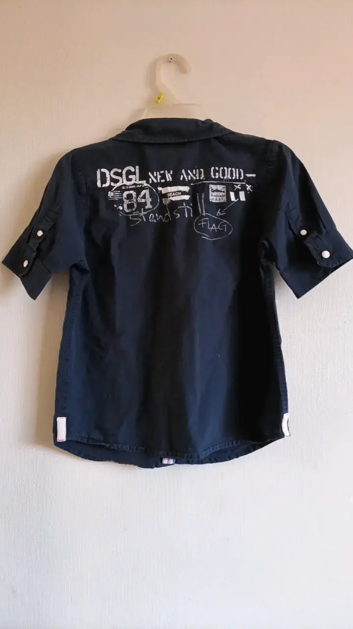Camisa azul para niño Desigual talla 7-8 - 2